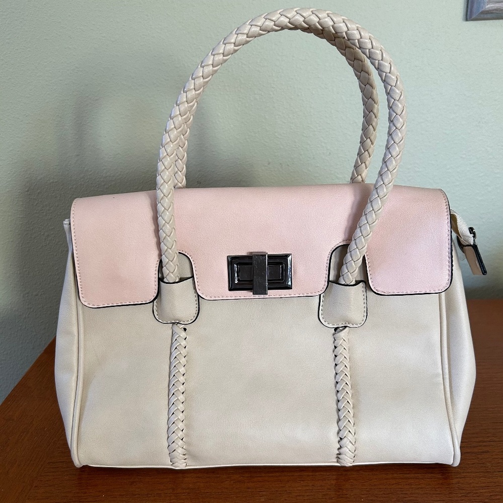 Christian Lacroix Purse Cream‎ and Pink Satchel